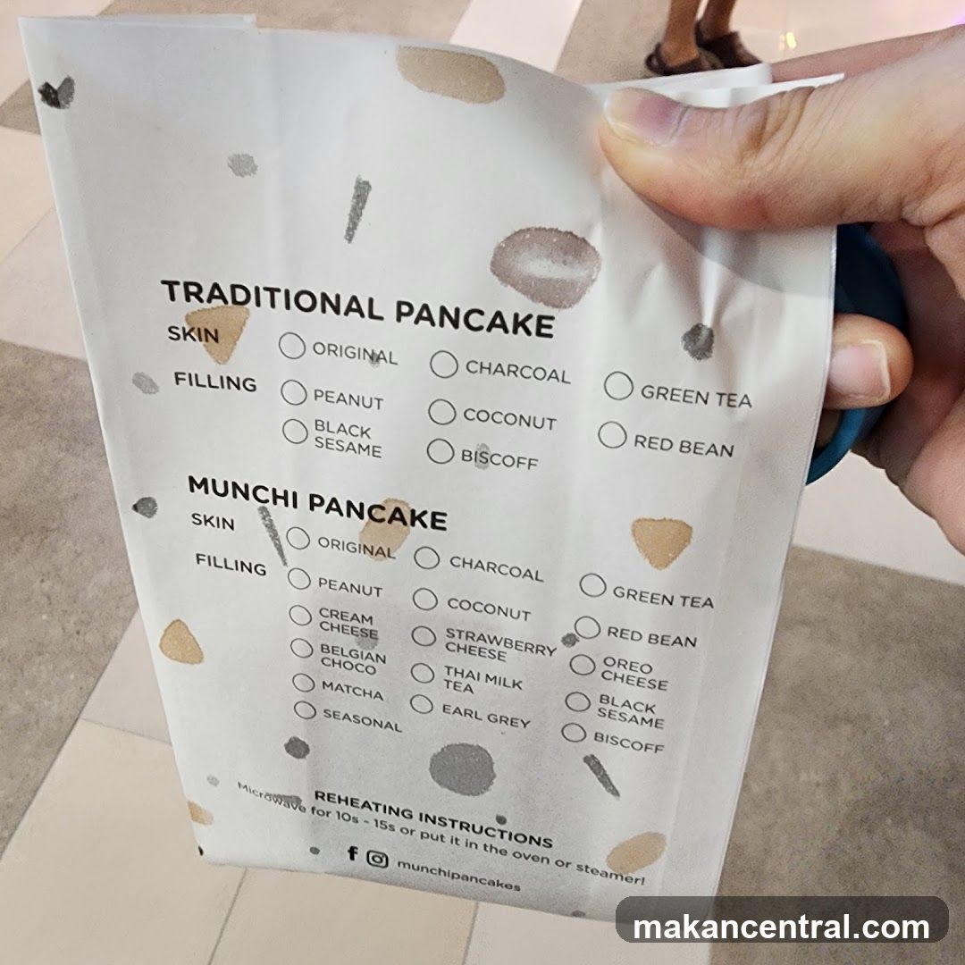 Pancake Menu