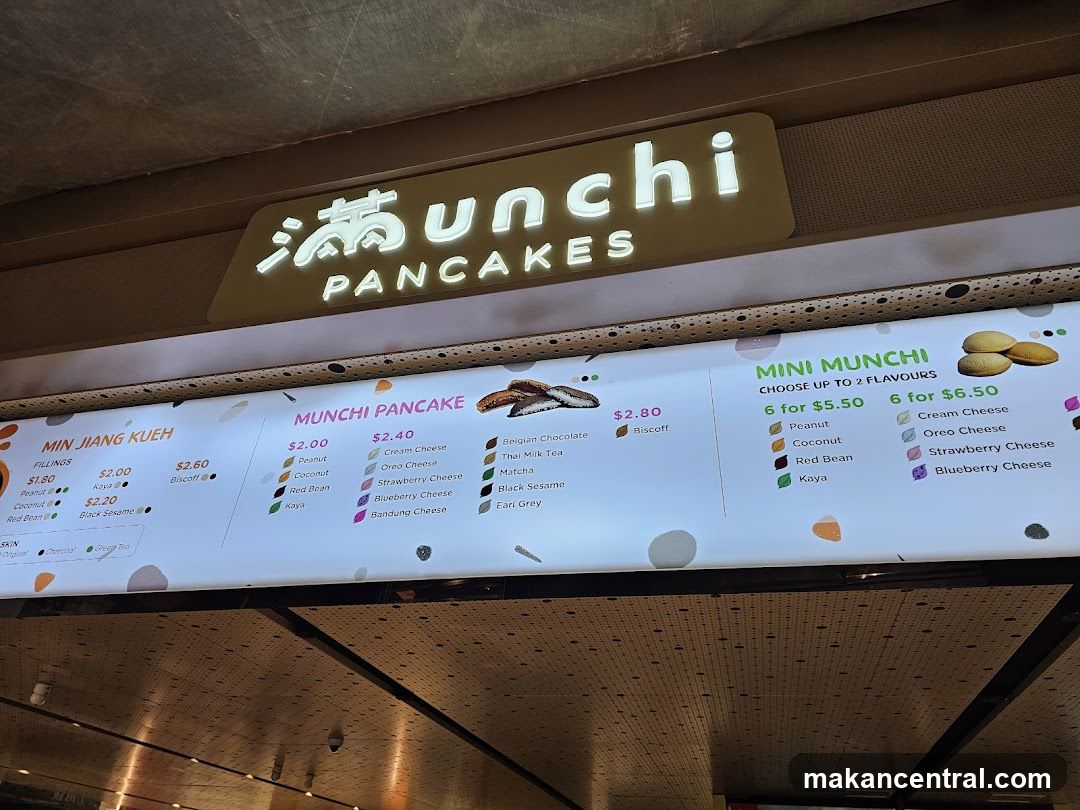 Unchi Pancakes Menu