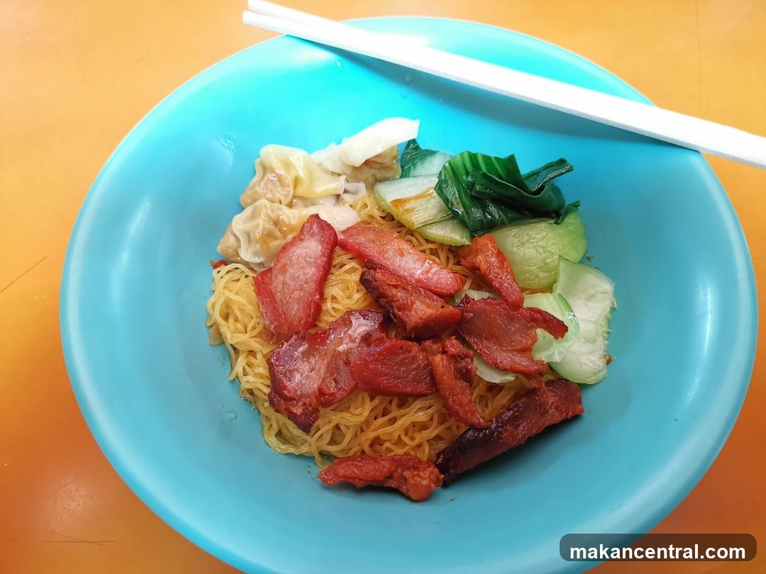 Noodles with Char Siu and Wontons