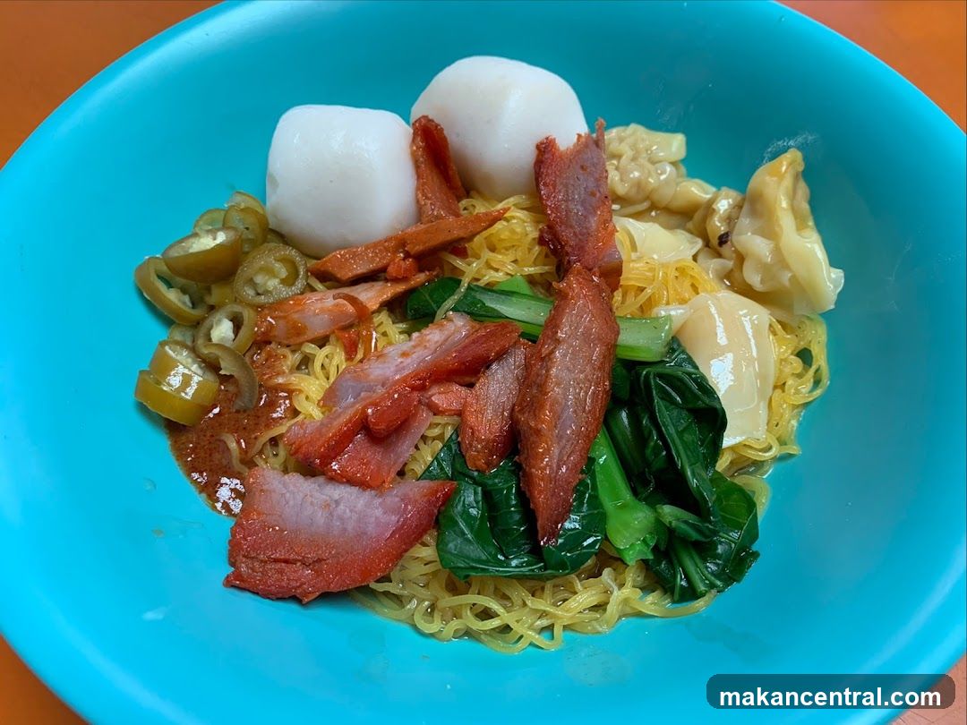 Noodles with Char Siu and Wontons