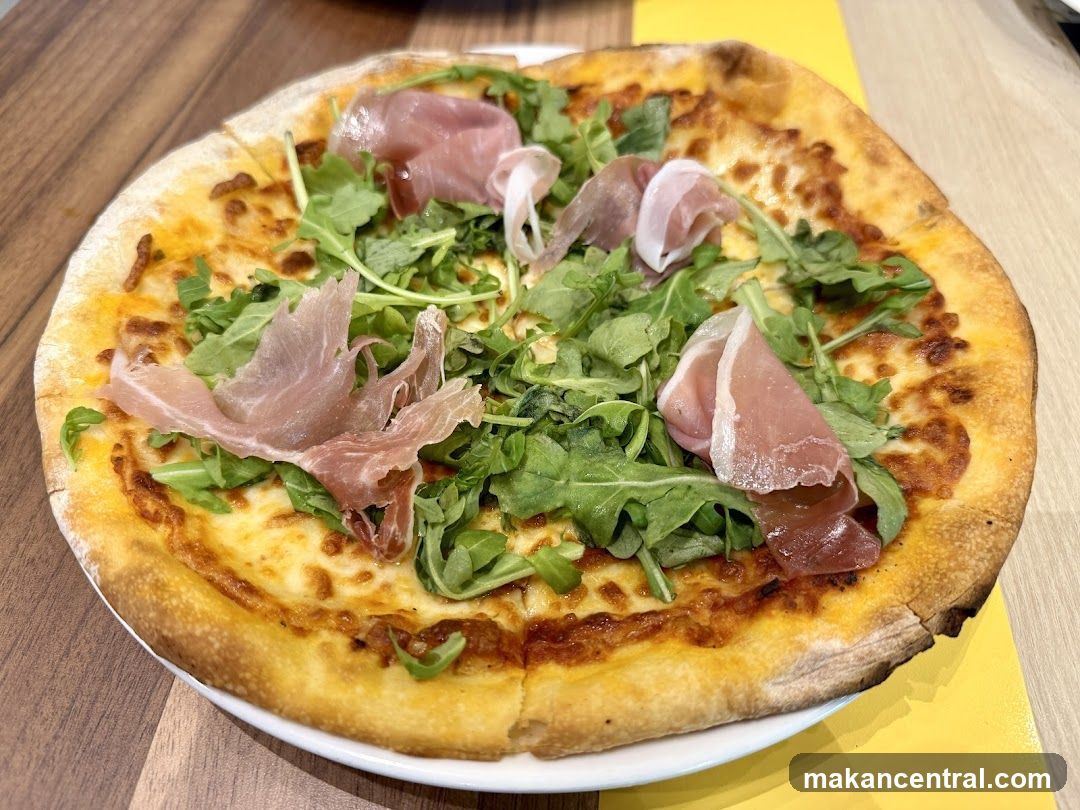 Prosciutto and Arugula Pizza