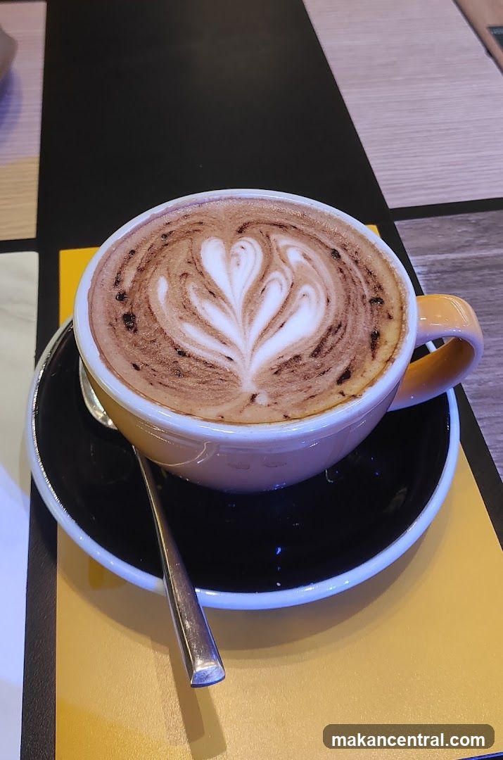 Latte with Heart Art