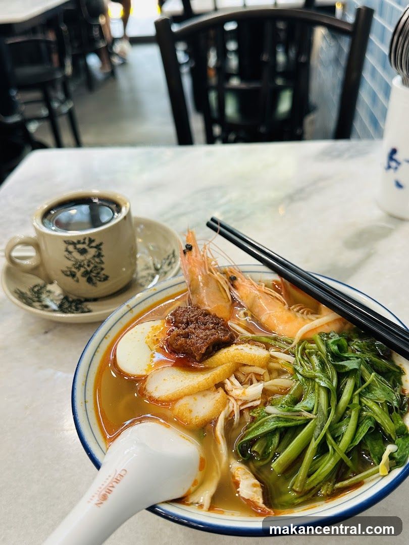 Noodle Soup and Coffee