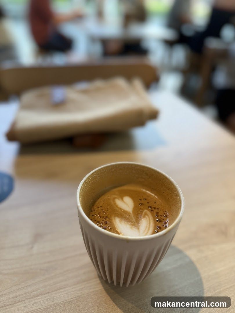 Latte with Heart Art