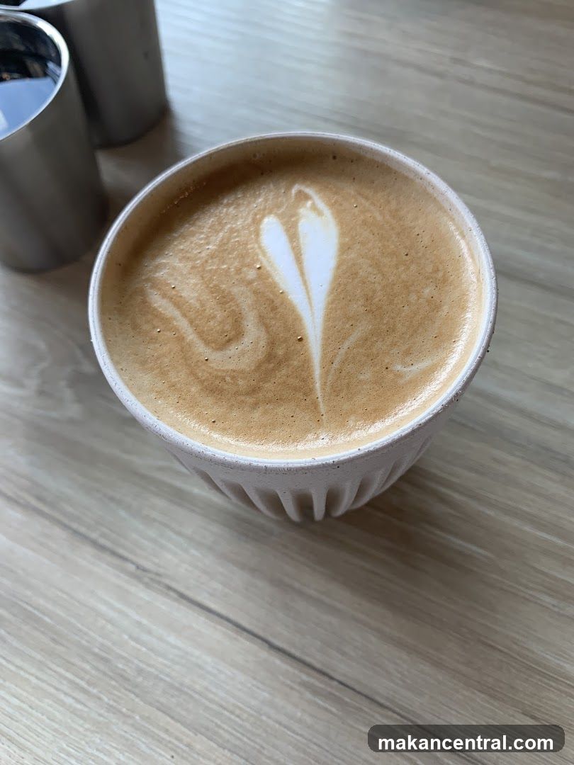 Latte with Heart Art