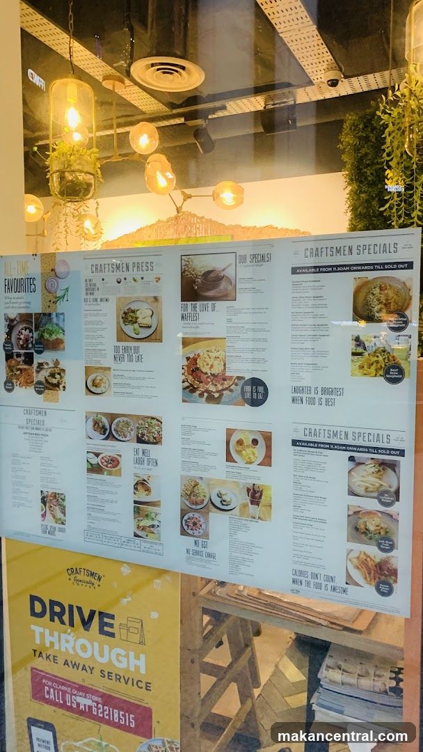 Craftsmen Press Menu