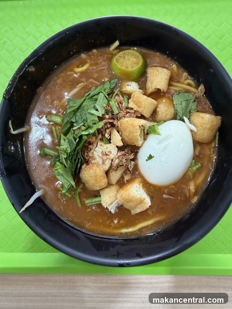 Noodle Soup with Egg and Tofu