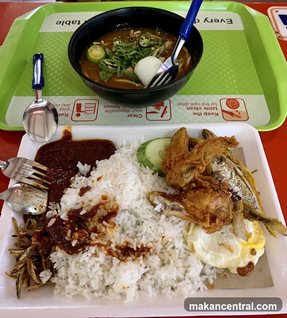 Nasi Lemak and Laksa