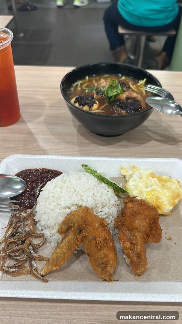 Nasi Lemak and Noodle Soup