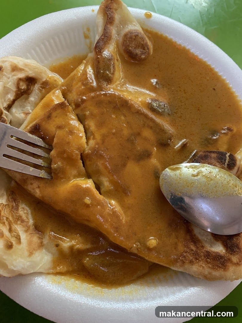 Roti Canai with Curry