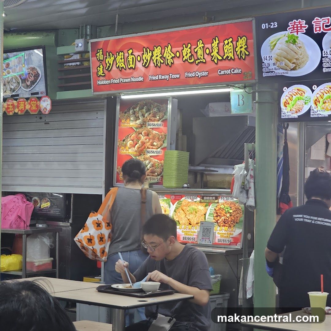 Food Stall with Menu Displays