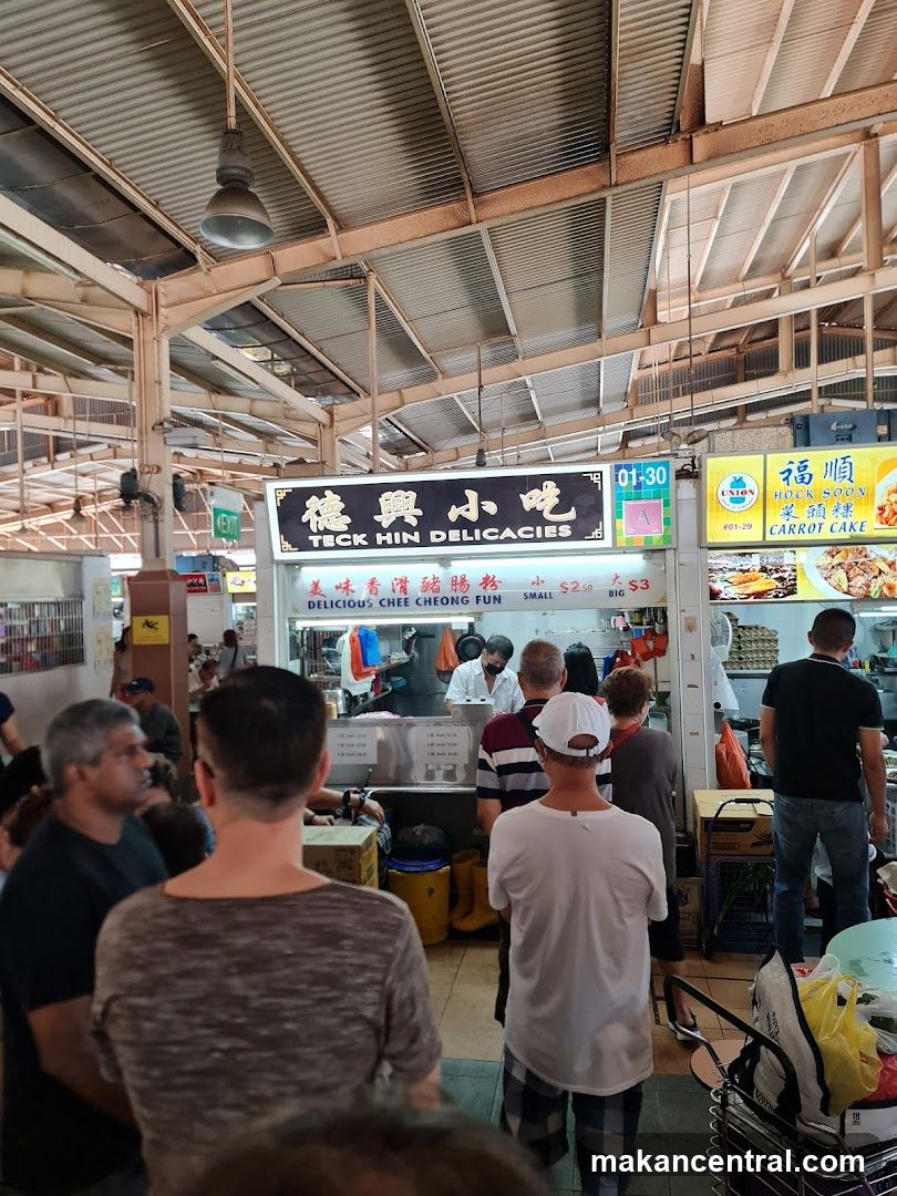 Food Stall with Customers