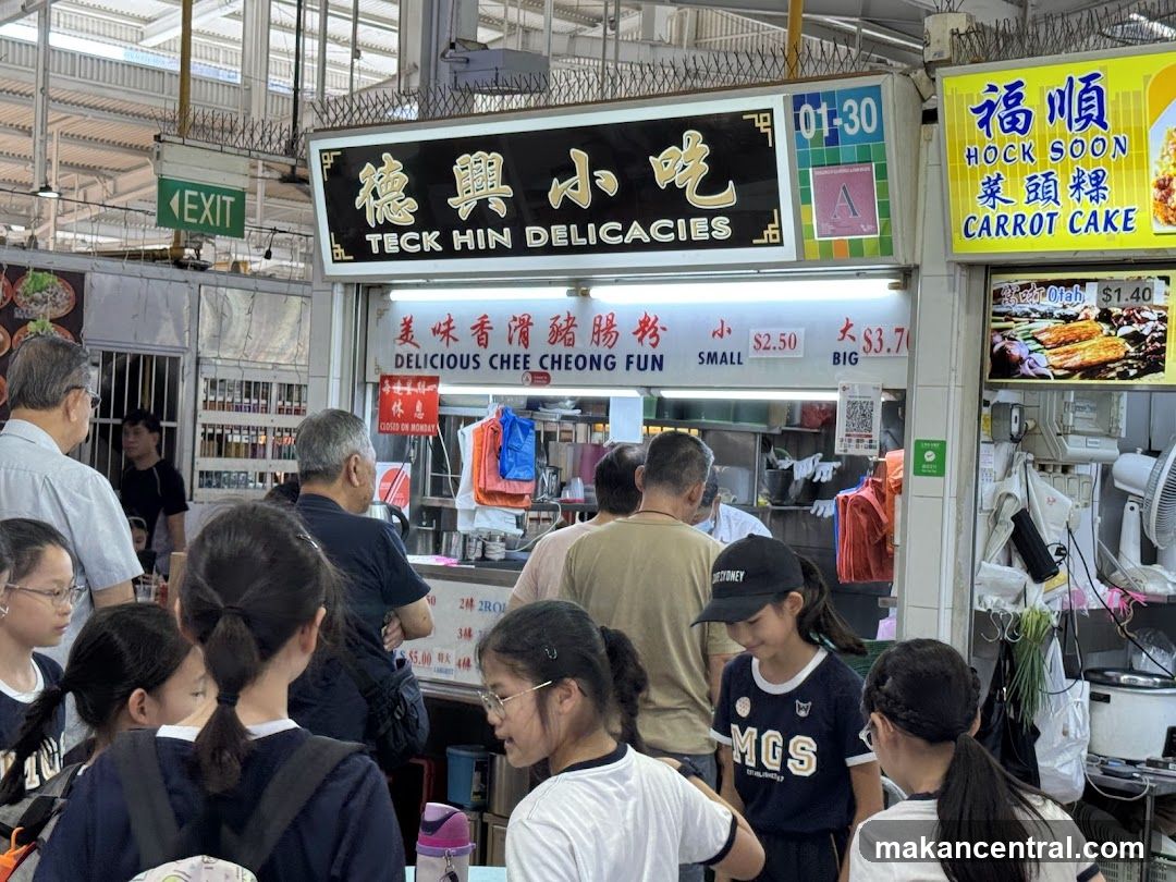 Food Stall with Customers