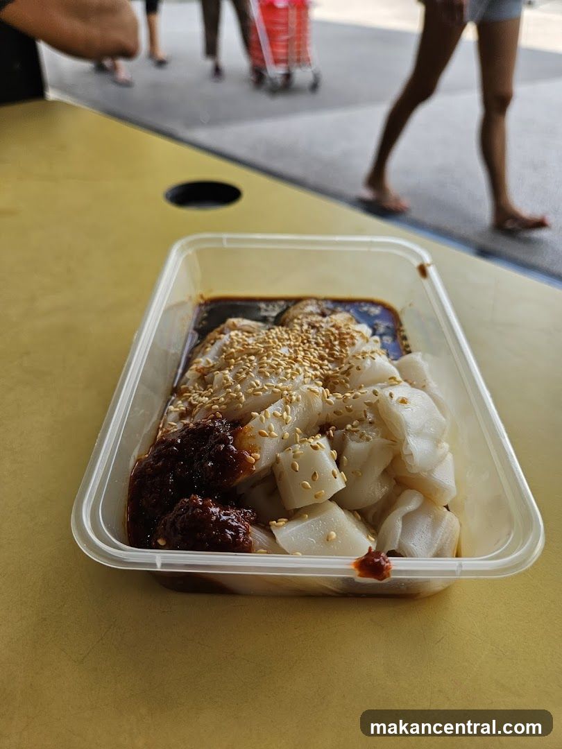 Cheung Fun with Chili and Sesame