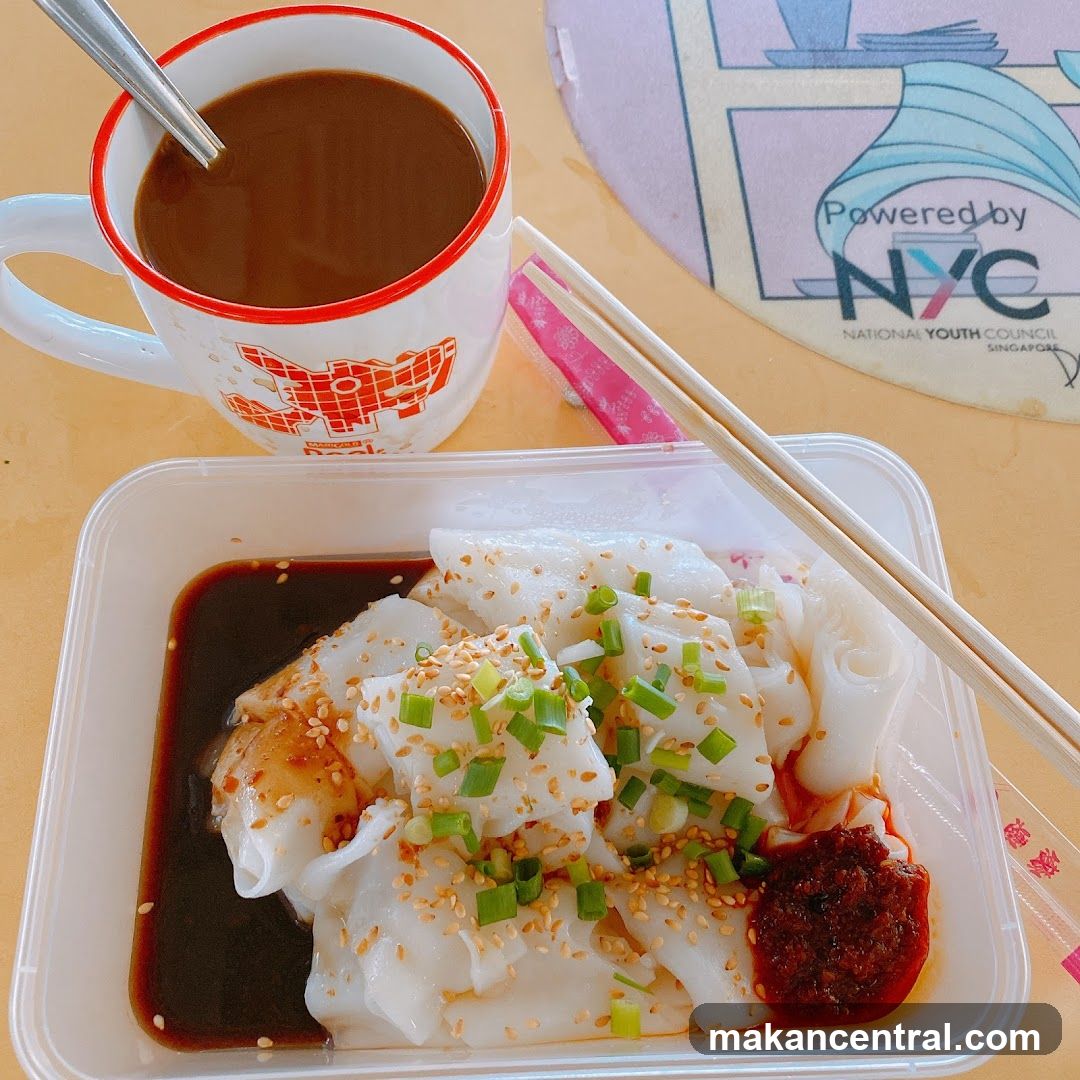 Chee Cheong Fun with Coffee