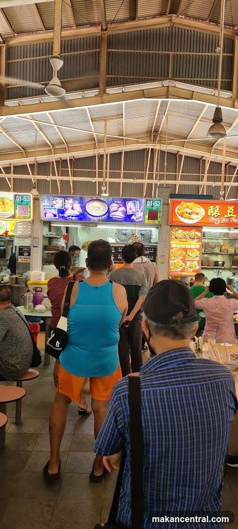 Food stalls in a hawker center
