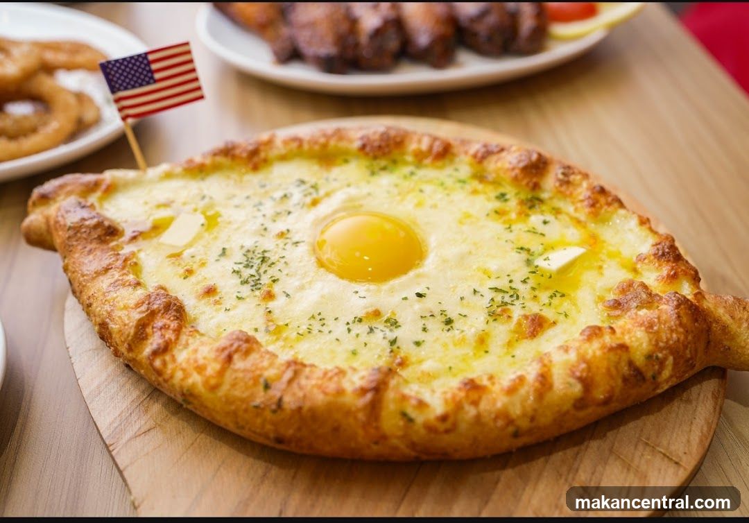 Khachapuri with Egg and Cheese