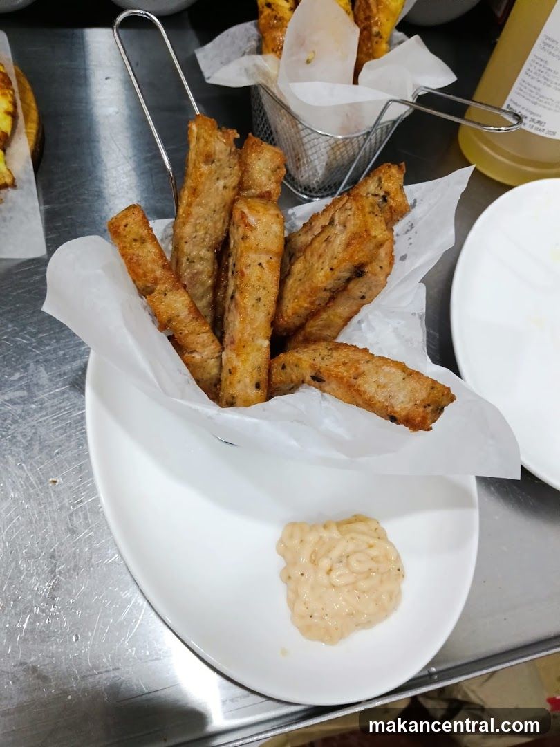 Fried Food with Dip