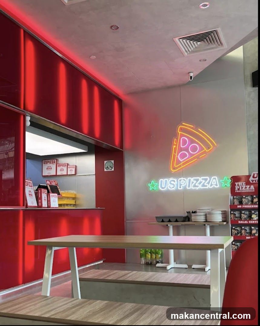 US Pizza Interior