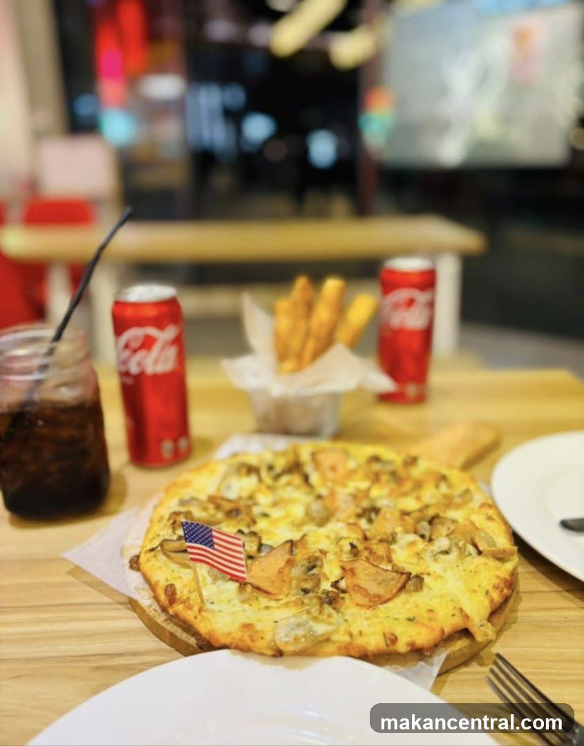 Pizza and Drinks