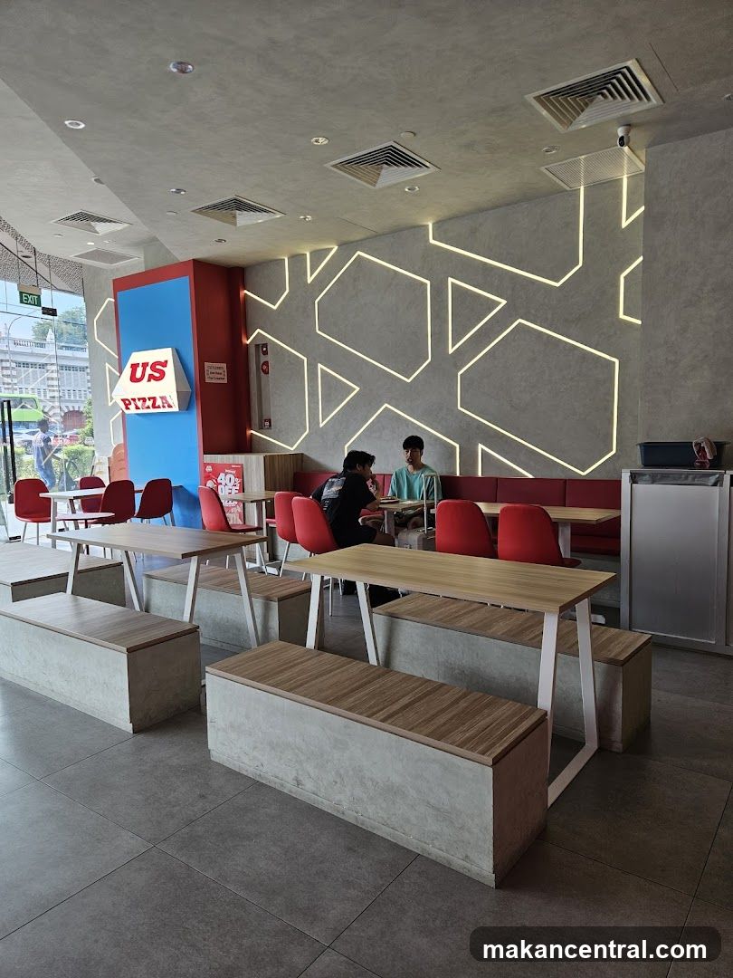 Modern Pizza Restaurant Interior