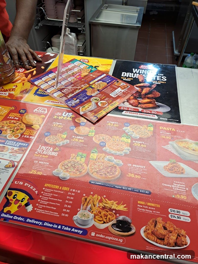 US PIZZA Menu