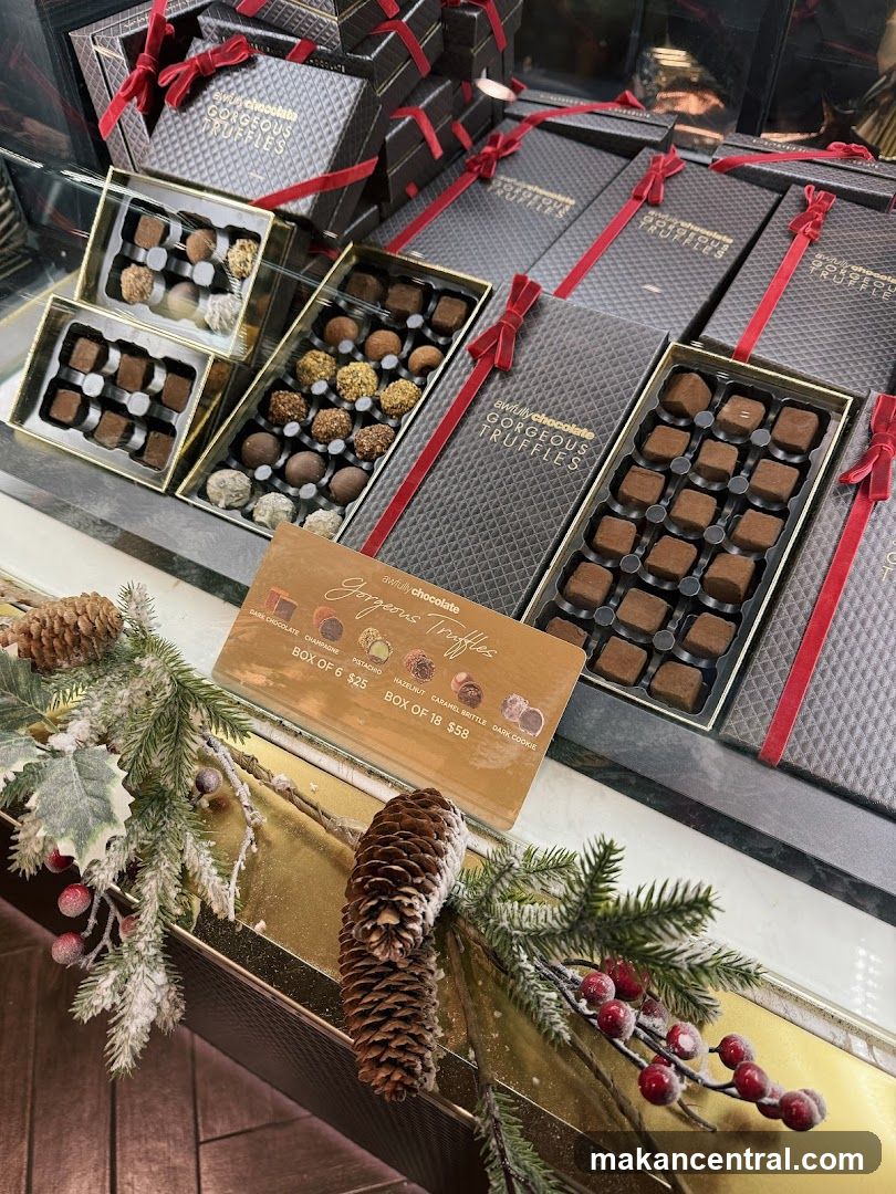 Chocolate Truffles Display