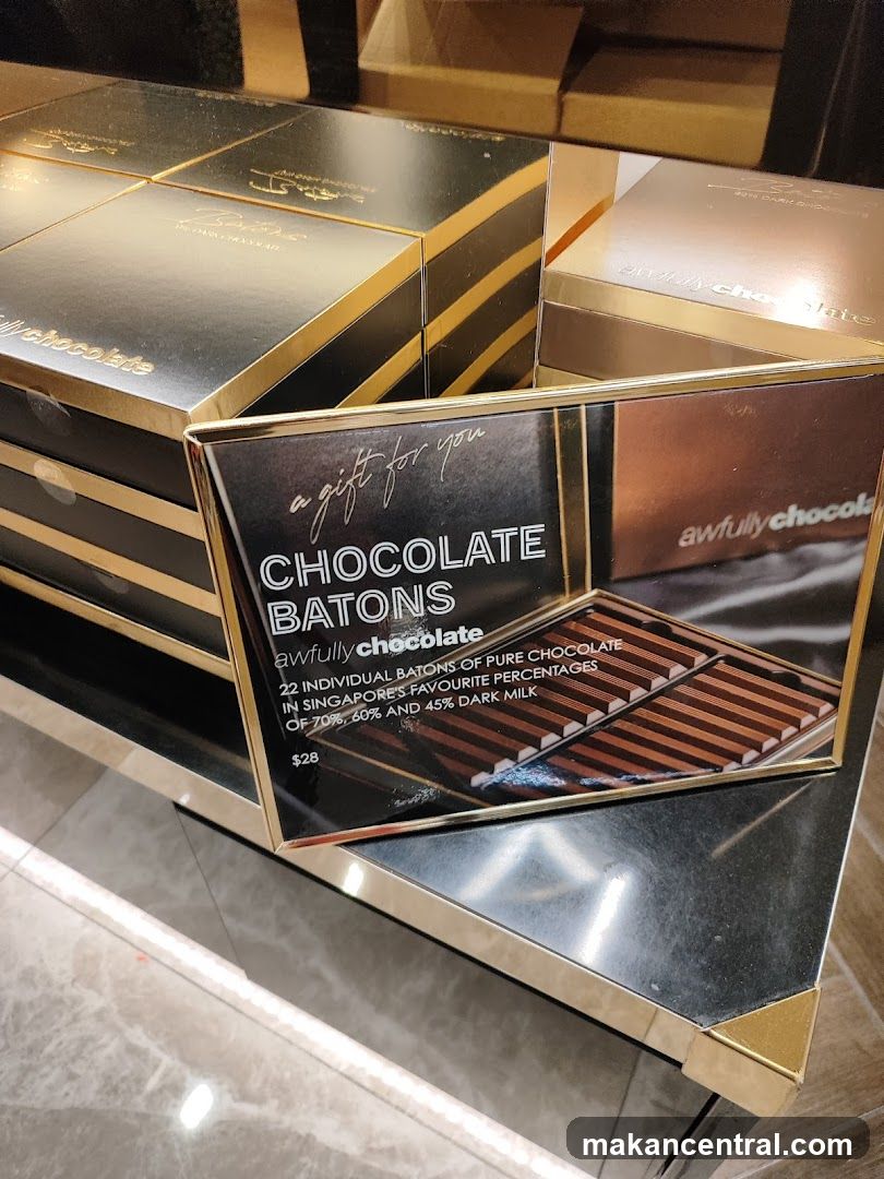 Chocolate Batons Display