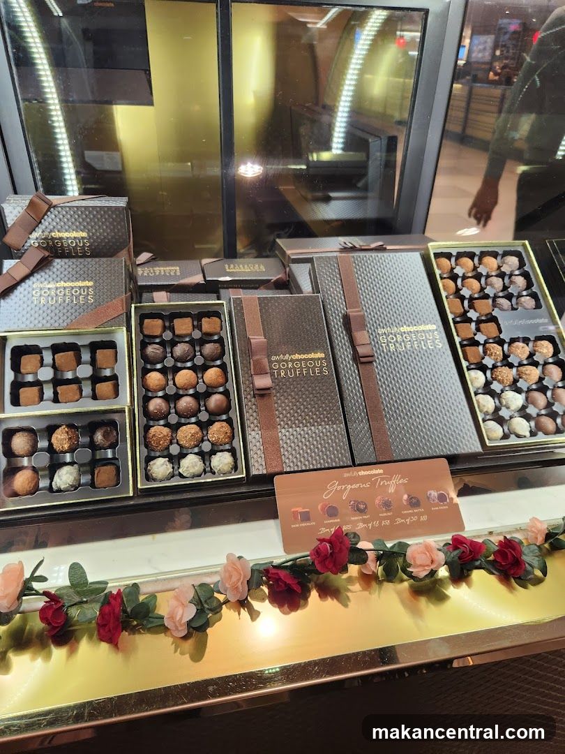 Chocolate Truffles Display