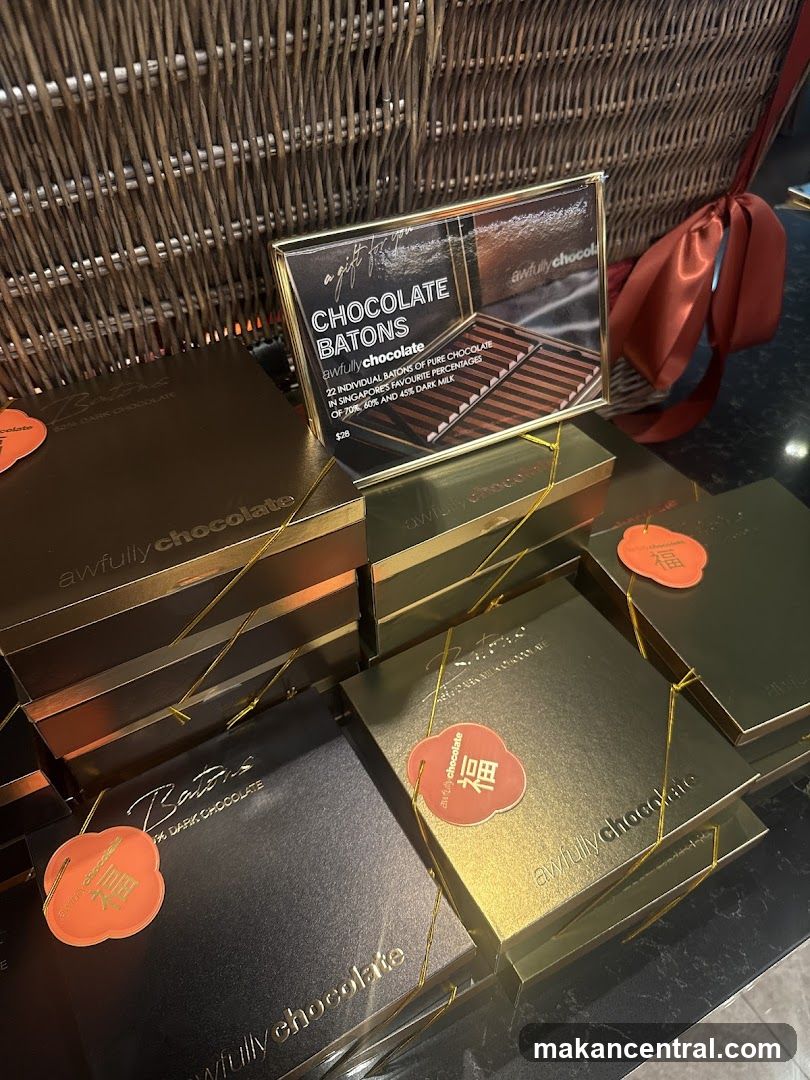 Chocolate Batons Display