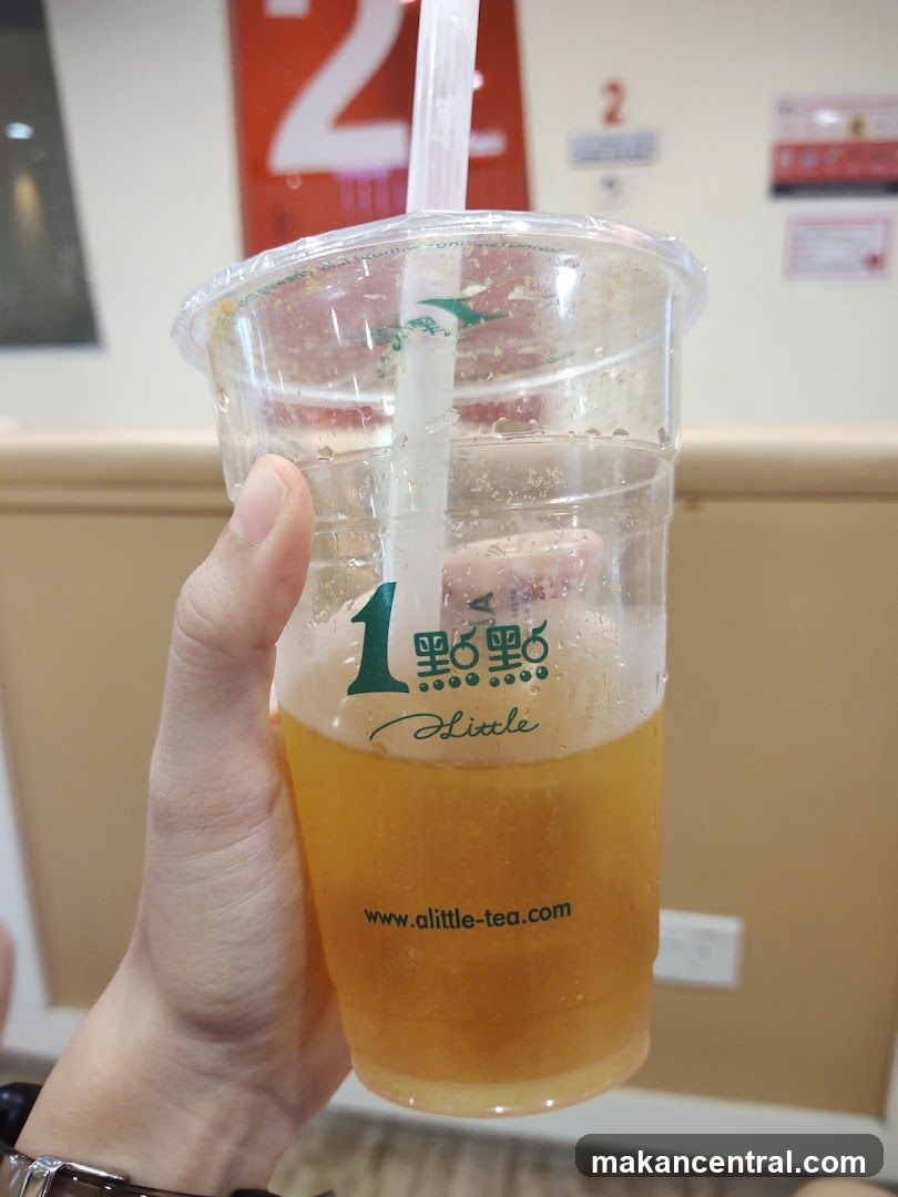 Beverage in a cup