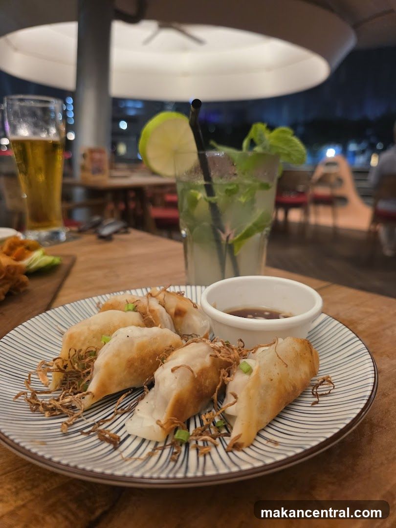 Fried Dumplings and Mojito
