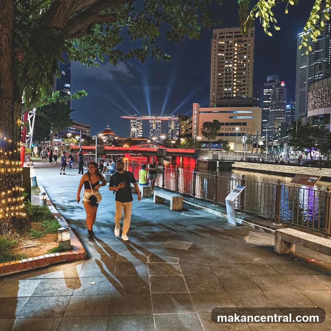 Singapore River at Night