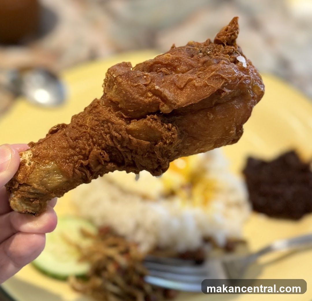 Fried Chicken Leg with Rice