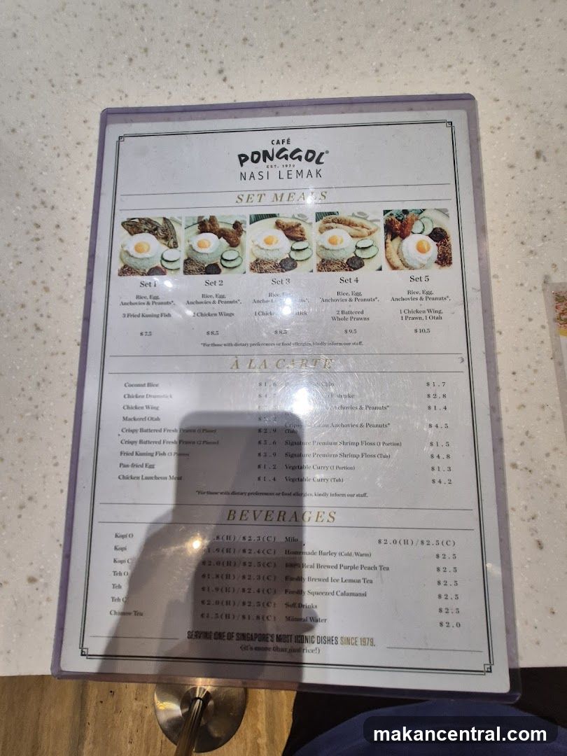 CAFÉ PONGGOL NASI LEMAK
