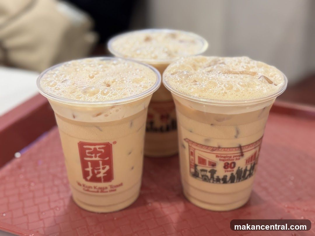 Three Iced Milk Teas