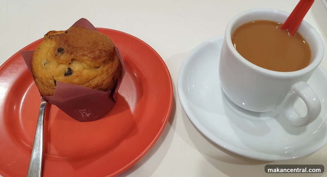 Chocolate Chip Muffin and Coffee