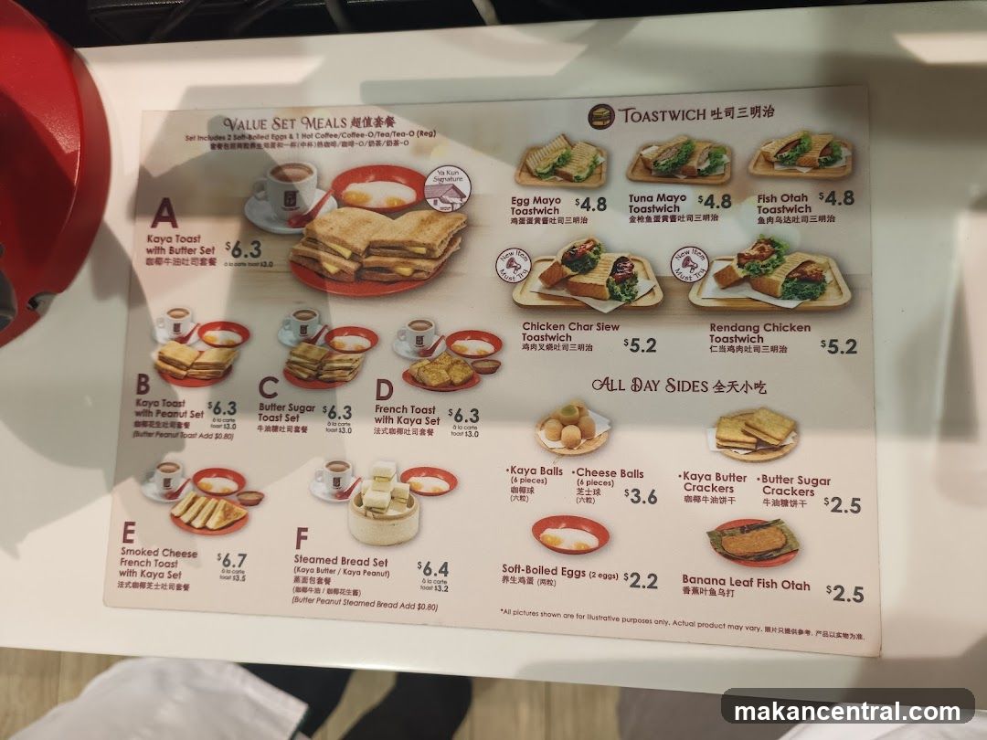 Value Set Meals & Toastwich