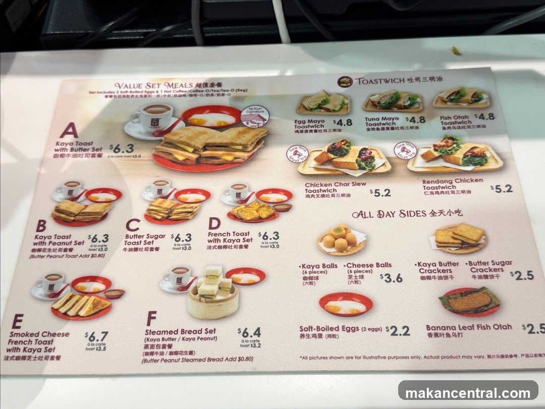 VALUE SET MEALS & TOASTWICH