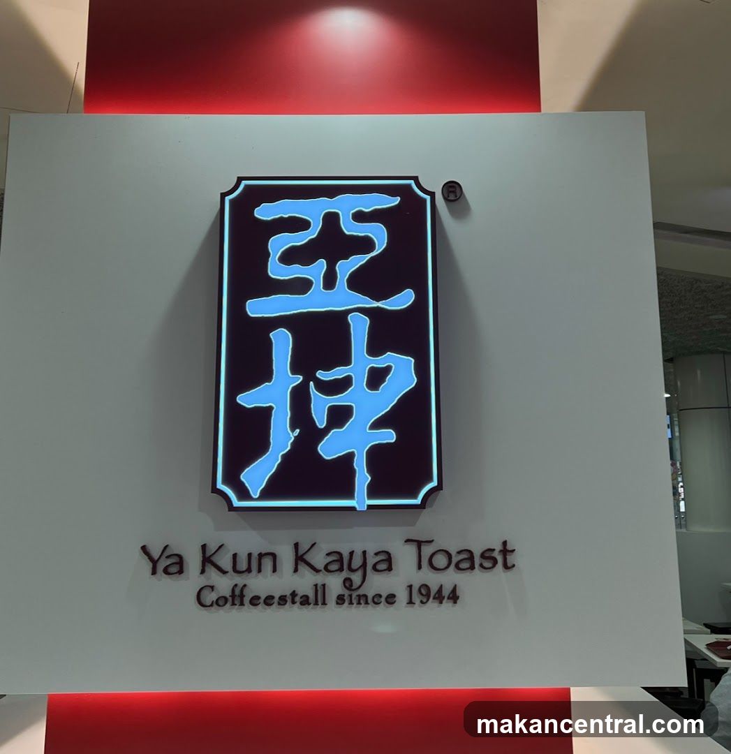 Ya Kun Kaya Toast Sign