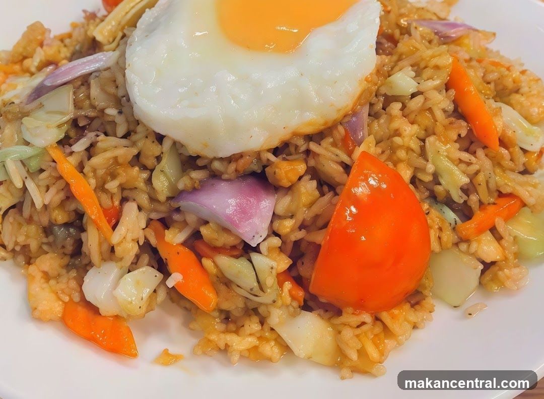 Fried Rice with Egg and Vegetables