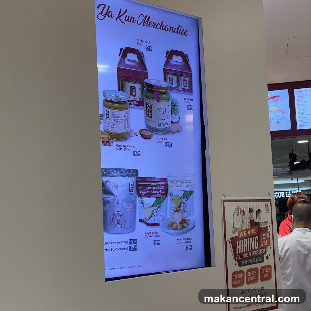 Ya Kun Merchandise Display