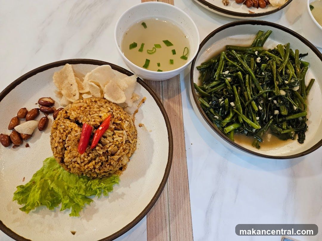 Fried Rice with Side Dishes