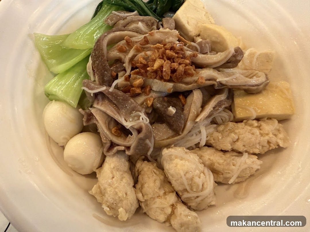 Noodle Soup with Various Toppings
