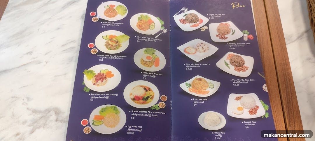 Rice Menu