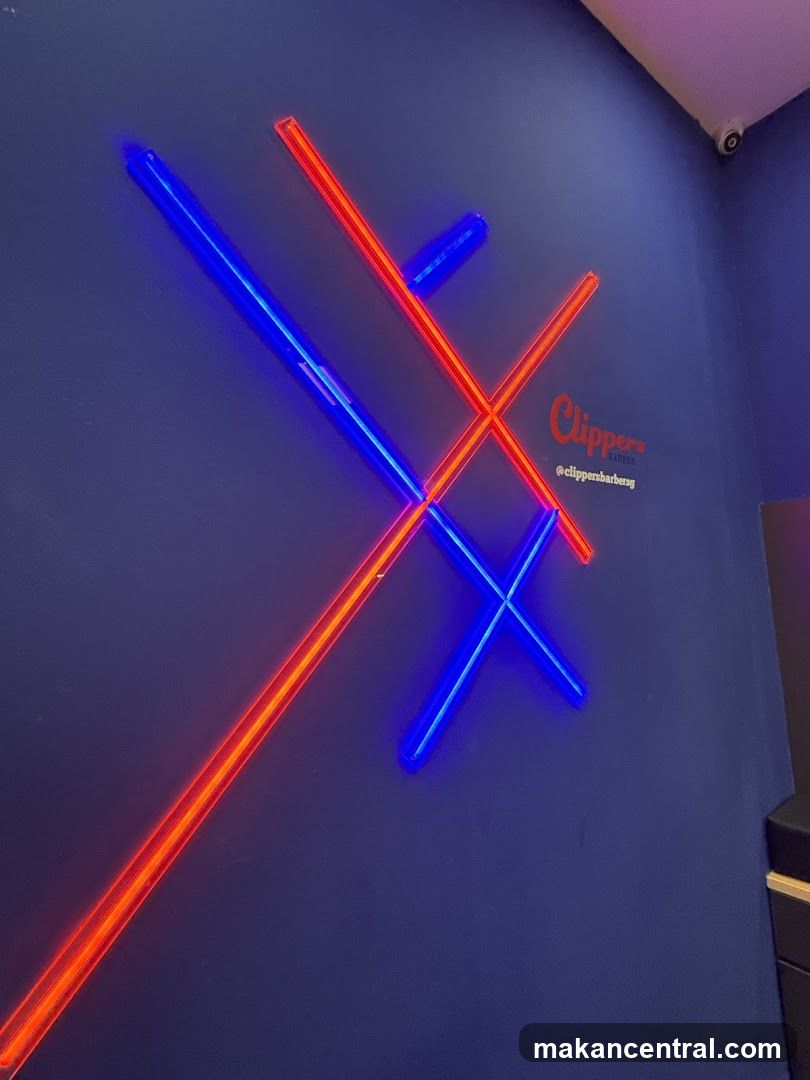 Neon Tic-Tac-Toe Wall Art