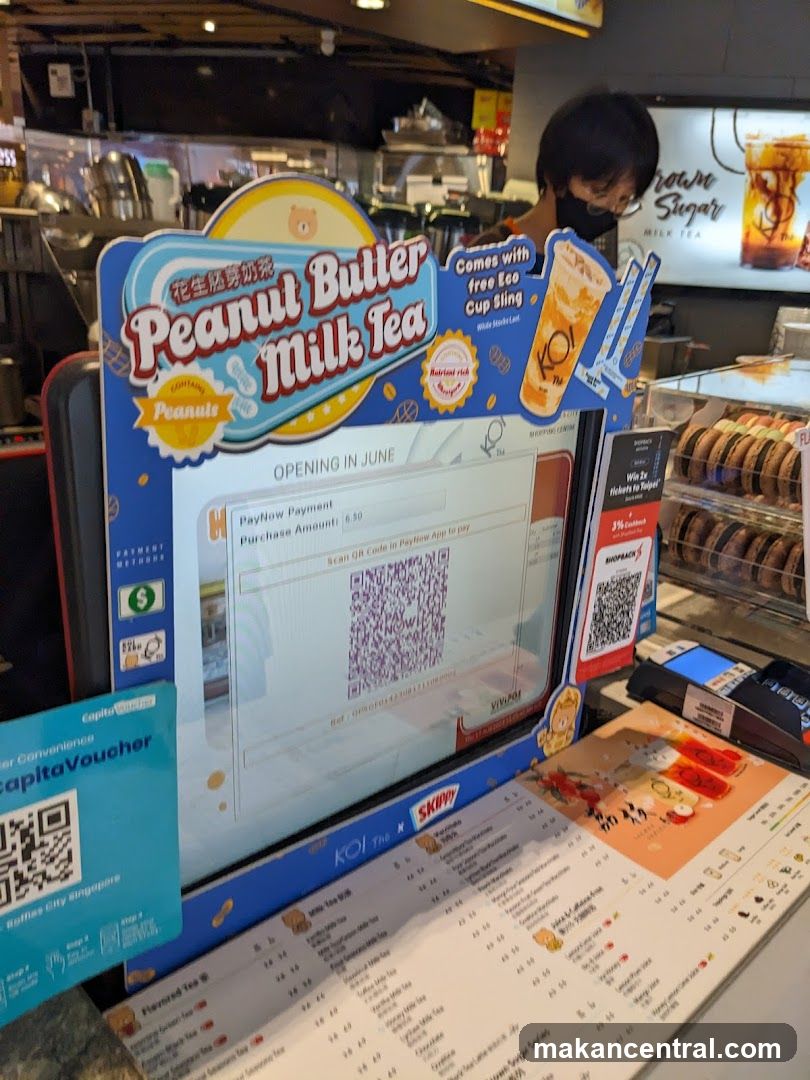 Peanut Butter Milk Tea Promotion