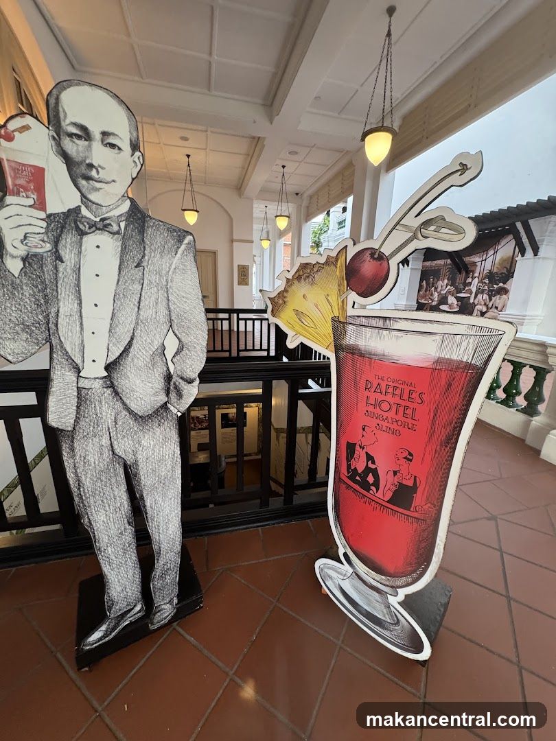 Raffles Hotel Singapore Sling Standees