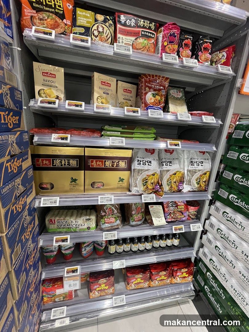 Noodles and Beer Aisle
