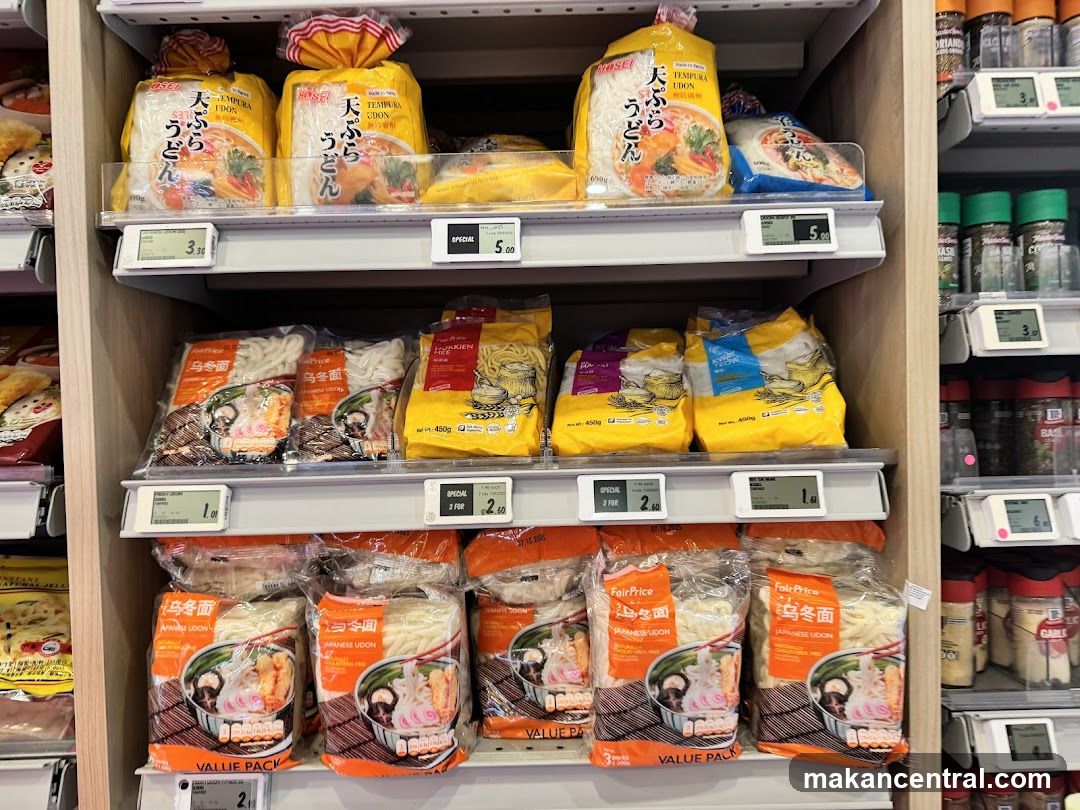 Noodles on Shelves